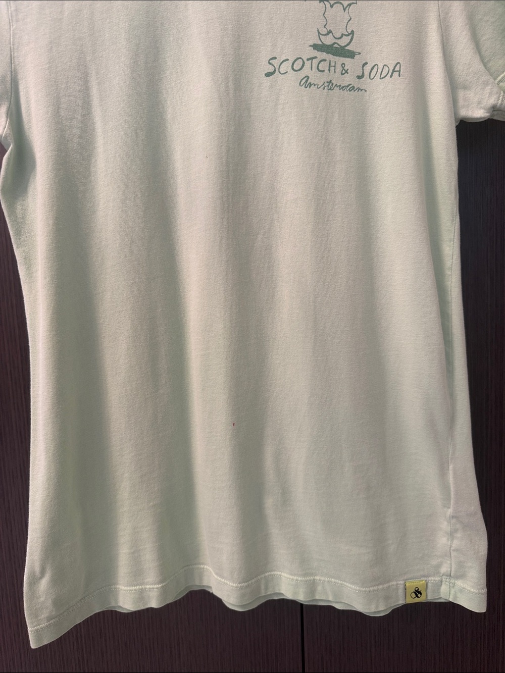 Scotch & Soda UNISEX Kids Mint Green Logo Short Sleeve Tee - Picture 12 of 17